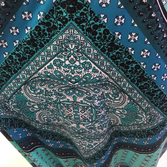 R&K Patterned Shift Dress Jade 2P - Picture 9 of 16